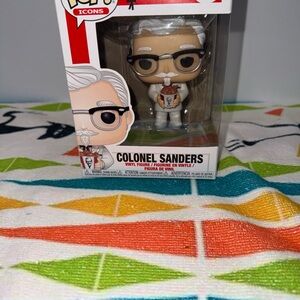 Funko Pop! Icons Colonel Sanders White and Black Vinyl Figure